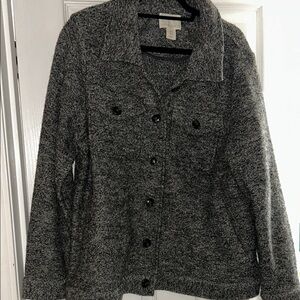 Cynthia Rowley Gray Bomber Jacket